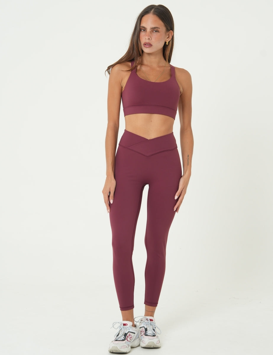 Empower Legging#Farbe_Bordeaux