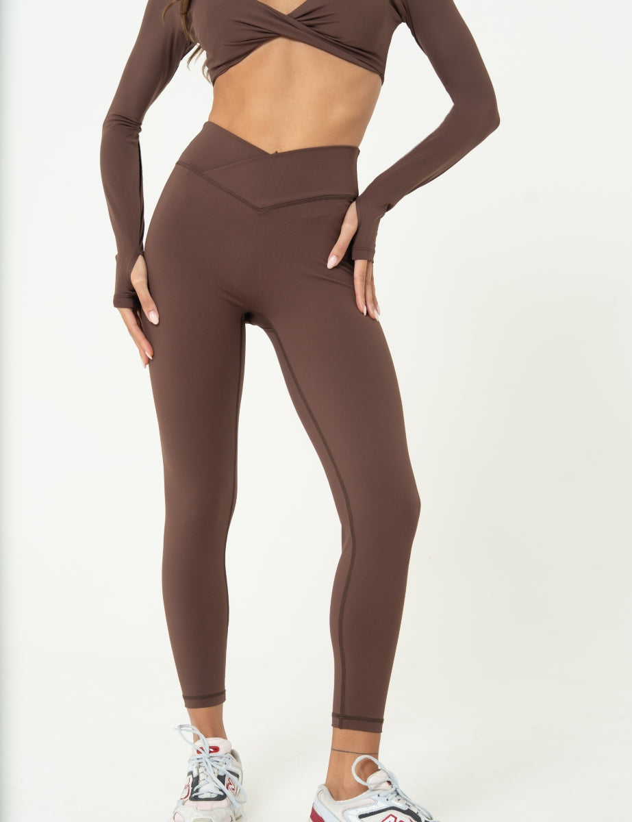 Empower Legging#Farbe_Coffee Brown