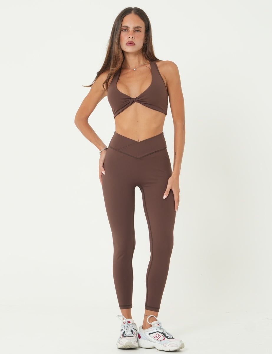 Empower Legging#Farbe_Coffee Brown