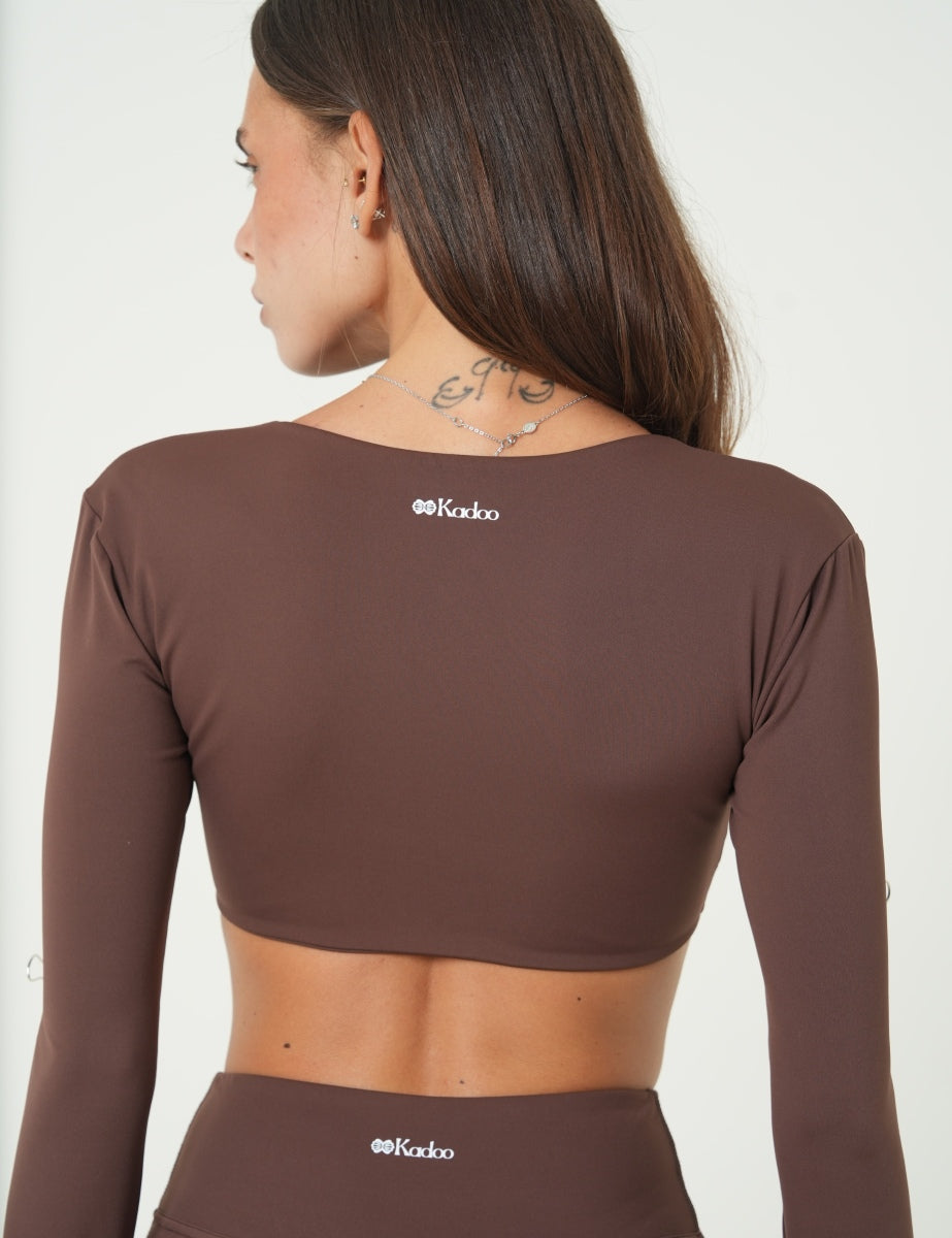 Grace Top#Farbe_Coffee Brown